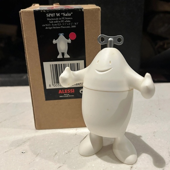 Salo alessi salt shaker. Design collectible. New in box. - Picture 7 of 10